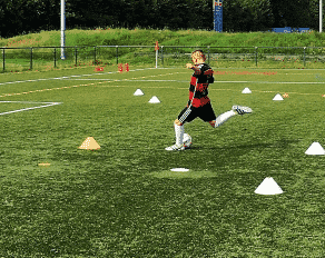 Schußtraining im Fußballcamp